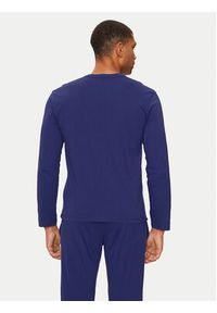 United Colors of Benetton - United Colors Of Benetton Longsleeve 30964M017 Niebieski Slim Fit. Kolor: niebieski. Materiał: bawełna. Długość rękawa: długi rękaw #4