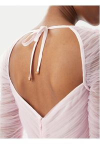 Elisabetta Franchi Sukienka koktajlowa AB68352E2 544 Różowy Slim Fit. Kolor: różowy. Materiał: syntetyk. Styl: wizytowy #3