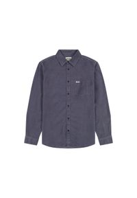 Wrangler - WRANGLER MĘSKA KOSZULA 1 PKT CORDUROY SHIRT Grisaille 112357218 W5L0008823 #5
