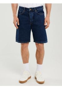 Big-Star - Szorty męskie jeansowe niebieskie Aleksy 508. Kolor: niebieski. Materiał: jeans. Długość: długie. Sezon: lato, wiosna. Styl: wakacyjny, elegancki