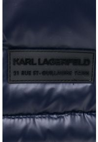 Karl Lagerfeld Kurtka puchowa męska kolor granatowy zimowa. Okazja: na co dzień. Kolor: niebieski. Materiał: puch. Sezon: zima. Styl: casual