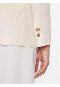 TwinSet - TWINSET Marynarka 241TP2560 Écru Oversize. Materiał: bawełna, len #5