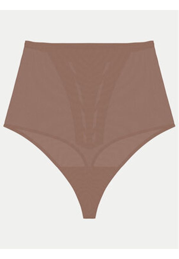 Triumph Stringi Shape Smart 10209535 Brązowy. Kolor: brązowy. Materiał: syntetyk