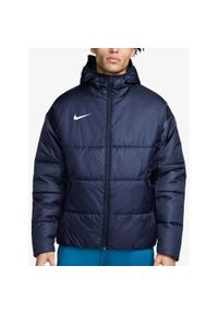 Nike - Kurtka sportowa męska Therma-Fit Academy Pro Jacket. Kolor: niebieski, wielokolorowy, biały. Materiał: poliester. Sport: piłka nożna