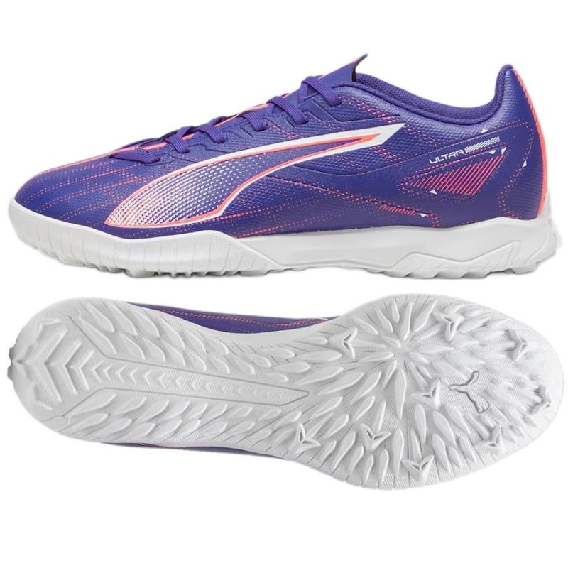 Fioletowe turfy Puma z cholewką 4067979304139 - Turfy męskie