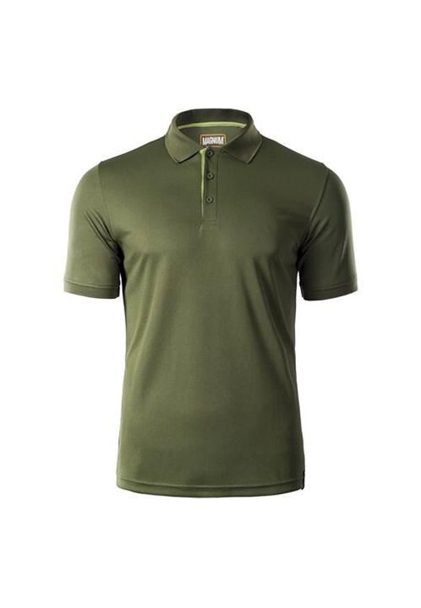 Koszulka sportowa męska Magnum 34935366723. Typ kołnierza: polo. Kolor: zielony. Styl: sportowy