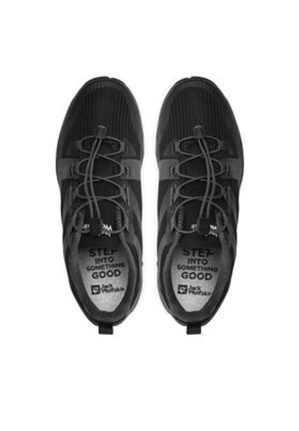 Jack Wolfskin Sneakersy Spirit Low M 4056611 Czarny. Kolor: czarny. Materiał: materiał