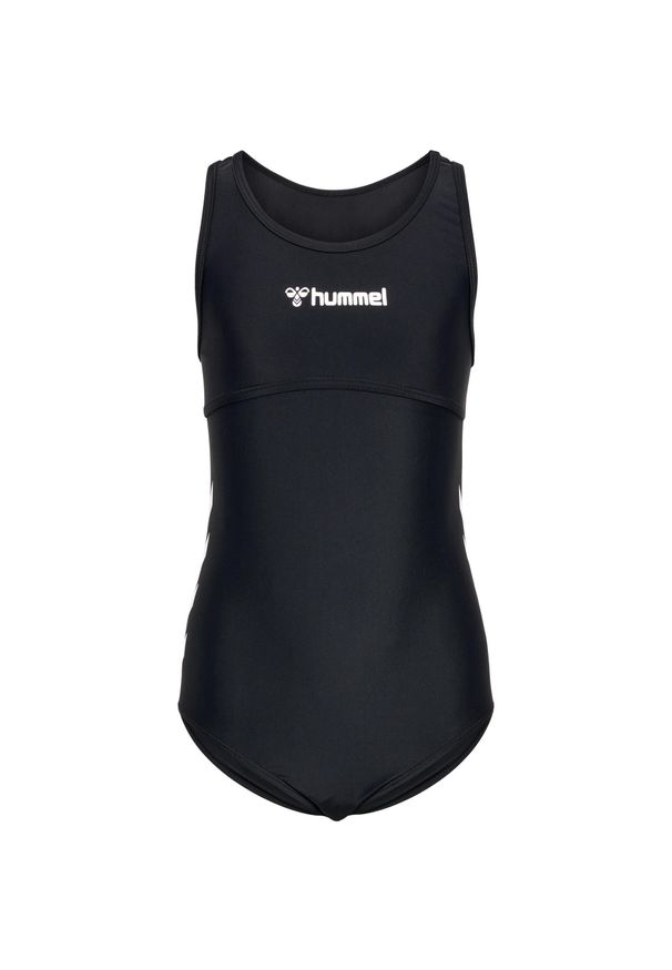 Jednoczęściowy strój kąpielowy dla dziewczynki Hummel hmlJENNA. Kolor: czarny
