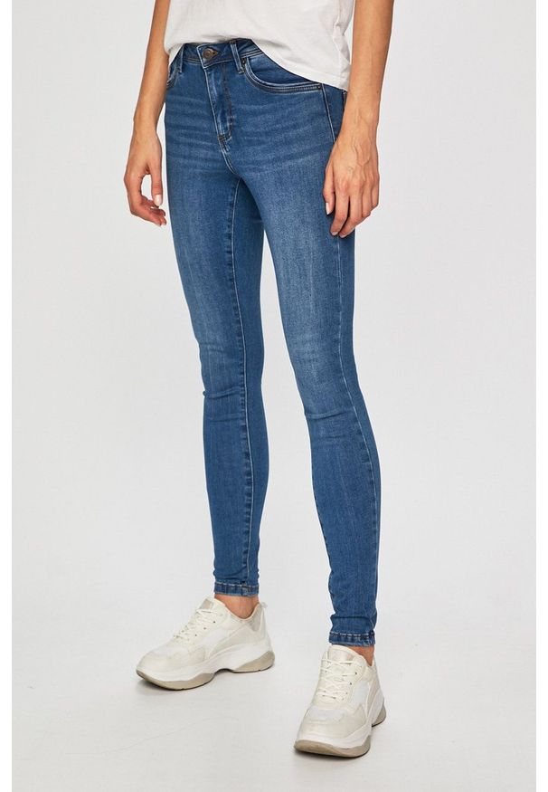 Vero Moda - Jeansy Tanya. Kolor: niebieski
