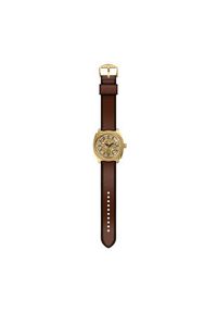 Fossil Zegarek Machine ME3278 Brązowy. Kolor: brązowy. Materiał: skóra #3