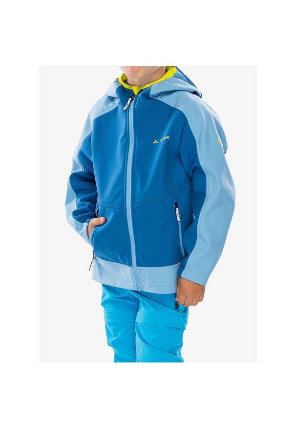 Kurtka dziecięca Vaude Rondane Jacket IV. Kolor: zielony. Materiał: softshell. Styl: sportowy