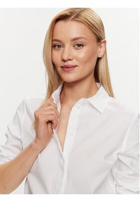 BOSS - Boss Koszula 50490772 Biały Slim Fit. Kolor: biały. Materiał: bawełna #3