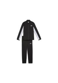 Puma - Młodzieżowy dres Poly Baseball PUMA Black. Kolor: zielony, wielokolorowy, czarny, brązowy. Materiał: dresówka. Styl: młodzieżowy