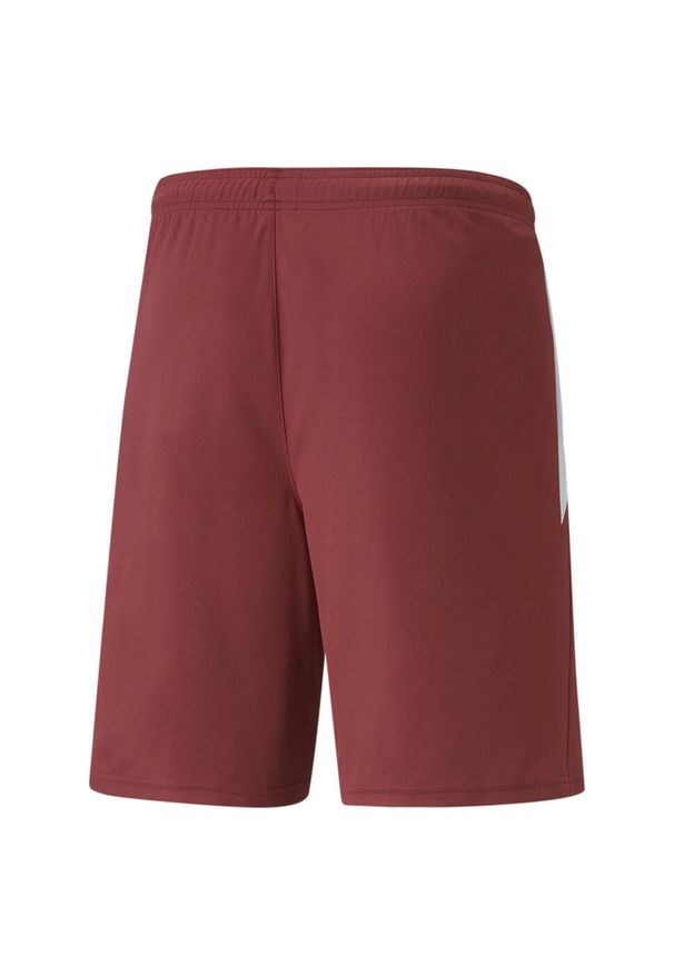 Krótka Puma Team Liga. Kolor: wielokolorowy, biały, czerwony. Długość: krótkie. Sport: piłka nożna, fitness