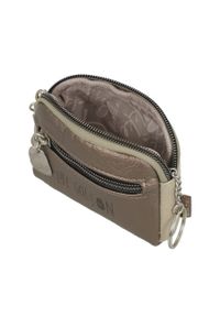 Portfel damski Anekke, etui na klucze z ozdobnym nadrukiem i metalowym logo zapinane na suwak kompaktowe i poręczne idealne do torebki lub plecaka, m. Wzór: nadruk #6