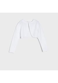 Sinsay - Sweter dziewczęcy - Biały. Kolor: biały #1