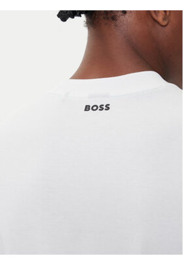 BOSS T-Shirt Iconic TL 50543905 Biały Relaxed Fit. Kolor: biały. Materiał: bawełna