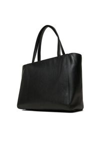 Calvin Klein Torebka Ck Medium Shopper K60K612811 Czarny. Kolor: czarny. Materiał: skórzane #3