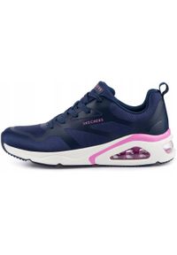 skechers - Damskie buty sportowe do biegania Skechers Tres Air Uno. Kolor: niebieski. Model: Skechers Sport. Sport: turystyka piesza