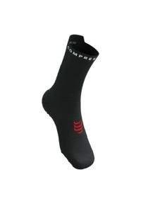 Skarpety do biegania Compressport Pro Racing Socks v4.0 Run High. Kolor: czarny. Sport: bieganie