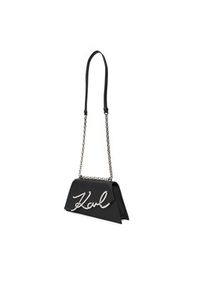 Karl Lagerfeld - KARL LAGERFELD Torebka A3W30138 Czarny. Kolor: czarny. Materiał: skórzane