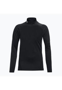 Koszulka longsleeve męska Under Armour Ua Hg Armour Comp Mock. Kolor: czarny. Długość rękawa: długi rękaw