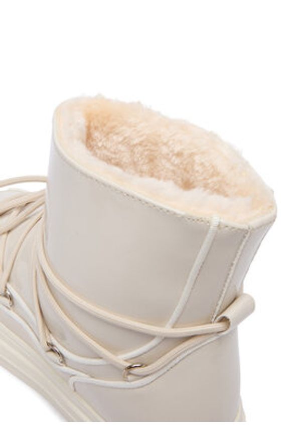 DeeZee Śniegowce DZN-026 Écru. Kolor: kremowy. Materiał: materiał