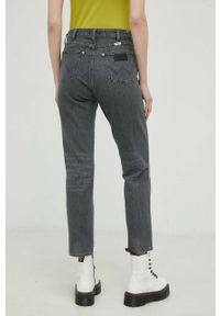 Wrangler jeansy Walker damskie high waist. Stan: podwyższony. Kolor: szary #4