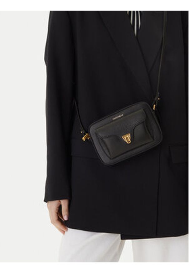 Coccinelle Torebka MF6 Coccinelle Beat Sof E1 MF6 55 04 01 Czarny. Kolor: czarny. Materiał: skórzane