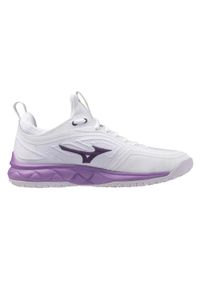 Mizuno - Trampki Męskie Wave Luminous 3. Kolor: fioletowy, biały, wielokolorowy. Model: Mizuno Wave. Sport: turystyka piesza