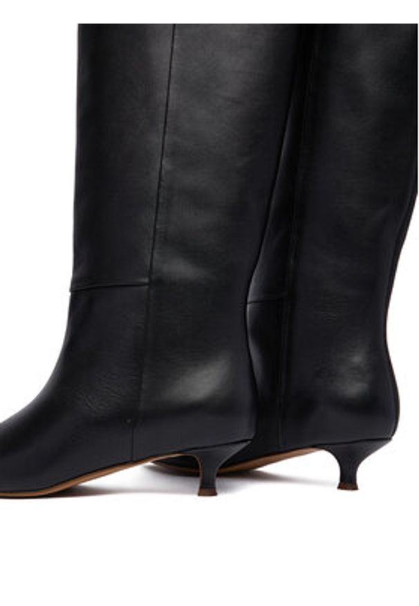 BALAGAN - Balagan Kozaki Stockholm Czarny. Kolor: czarny. Materiał: skóra