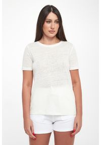 Ecoalf - T-shirt damski lniany Lane ECOALF. Materiał: len #4