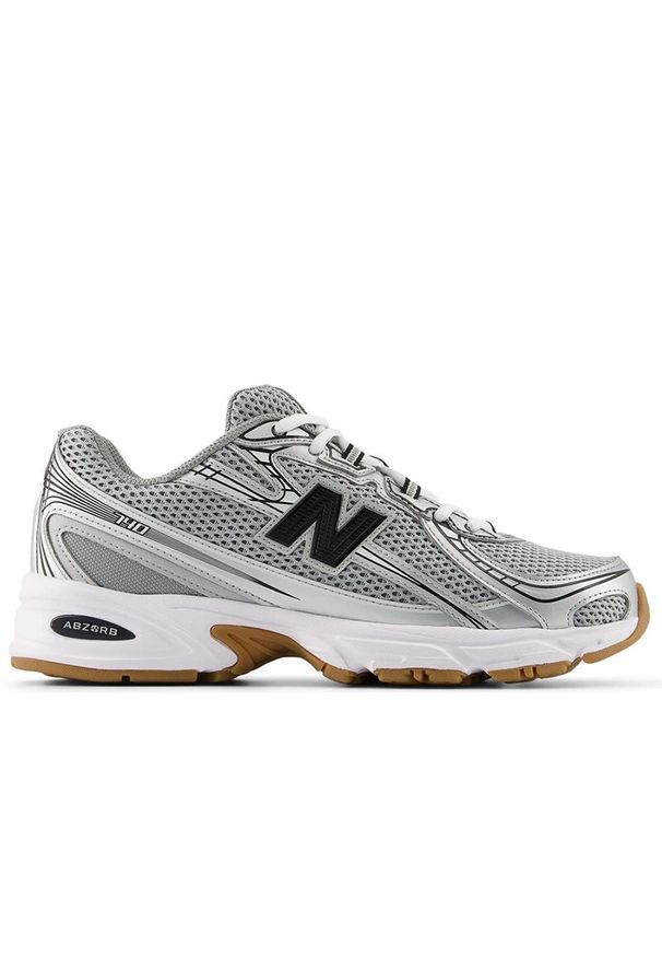 Buty unisex New Balance U740GB2 - szare. Kolor: szary. Materiał: materiał, syntetyk. Szerokość cholewki: normalna. Sezon: lato. Sport: turystyka piesza
