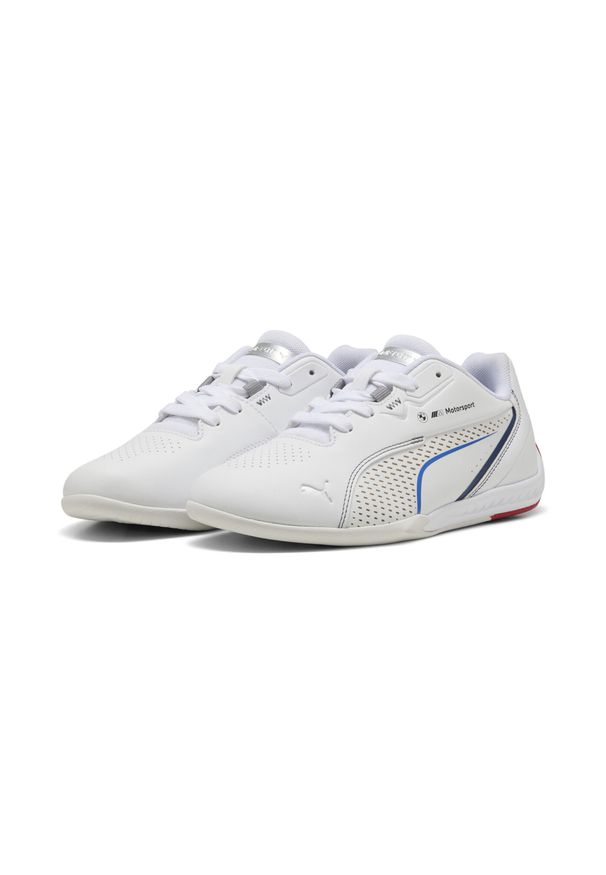 Puma - Młodzieżowe sneakersy BMW M Motorsport Drift Cat 11 PUMA White Cool Cobalt Blue. Okazja: na co dzień. Kolor: niebieski, wielokolorowy, biały