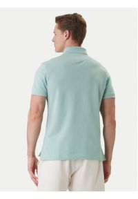 TOMMY HILFIGER - Tommy Hilfiger Polo 1985 MW0MW17771 Zielony Slim Fit. Typ kołnierza: polo. Kolor: zielony. Materiał: bawełna #4