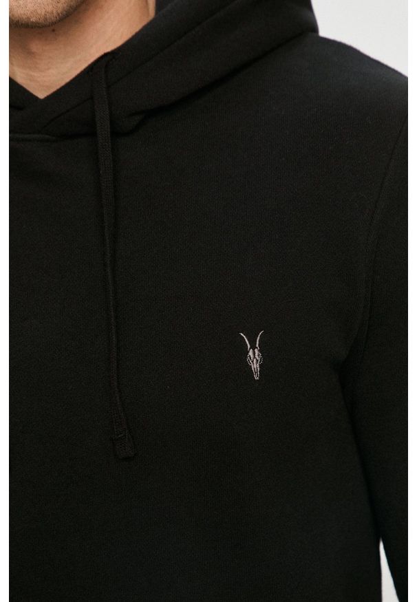 AllSaints - Bluza Raven OTH Hoody. Okazja: na co dzień. Kolor: czarny. Styl: casual