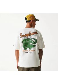 Oversized T-shirt New Era Animal Graphic. Kolor: biały #2