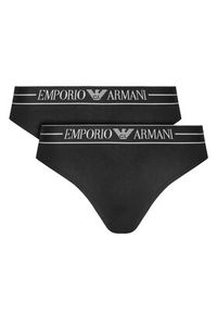 Emporio Armani Underwear Komplet 2 par fig brazylijskich EW000406 AF10881 MC005 Czarny. Kolor: czarny. Materiał: bawełna #7