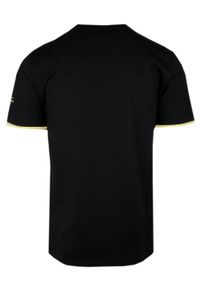 T-Shirt Męski - Czarna, Nadruk (Print) - Pako Jeans. Okazja: na co dzień. Kolor: czarny. Materiał: bawełna. Wzór: nadruk. Styl: casual