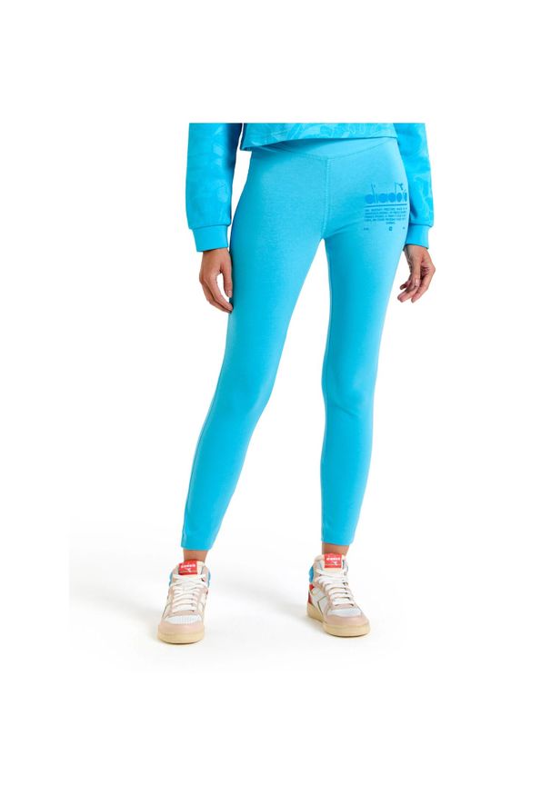 Diadora - Legginsy damskie DIADORA L. LEGGINGS MANIFESTO S. Kolor: niebieski