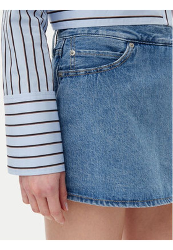 Levi's® Spódnico-szorty A3534-0000 Niebieski Regular Fit. Kolor: niebieski. Materiał: bawełna