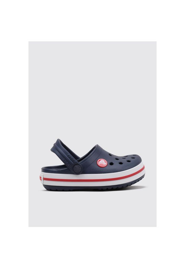 Buty do chodzenia niemowlęce Crocs Crocband Clog. Kolor: niebieski. Materiał: guma, materiał, syntetyk. Styl: sportowy