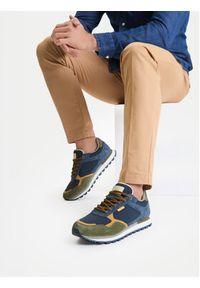 Guess Jeans Sneakersy CWBEO-ETIENNE-01 Granatowy. Kolor: niebieski. Materiał: skóra, zamsz #2