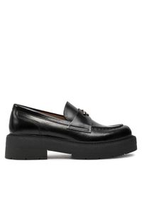 BOSS - Boss Loafersy Rebby Mocc CBB 50523590 Czarny. Kolor: czarny. Materiał: skóra