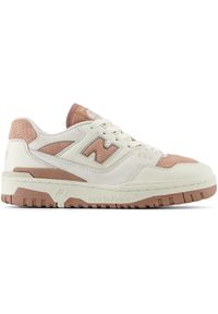 Buty damskie New Balance BBW550PF – beżowe. Kolor: beżowy. Materiał: skóra, syntetyk, materiał. Szerokość cholewki: normalna