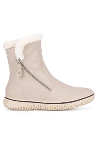 Rieker Botki Z4281-60 Beżowy. Kolor: beżowy. Materiał: materiał #1