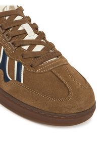 Pepe Jeans Sneakersy Ball Mix M PMS000009 Brązowy. Kolor: brązowy. Materiał: zamsz, skóra #5