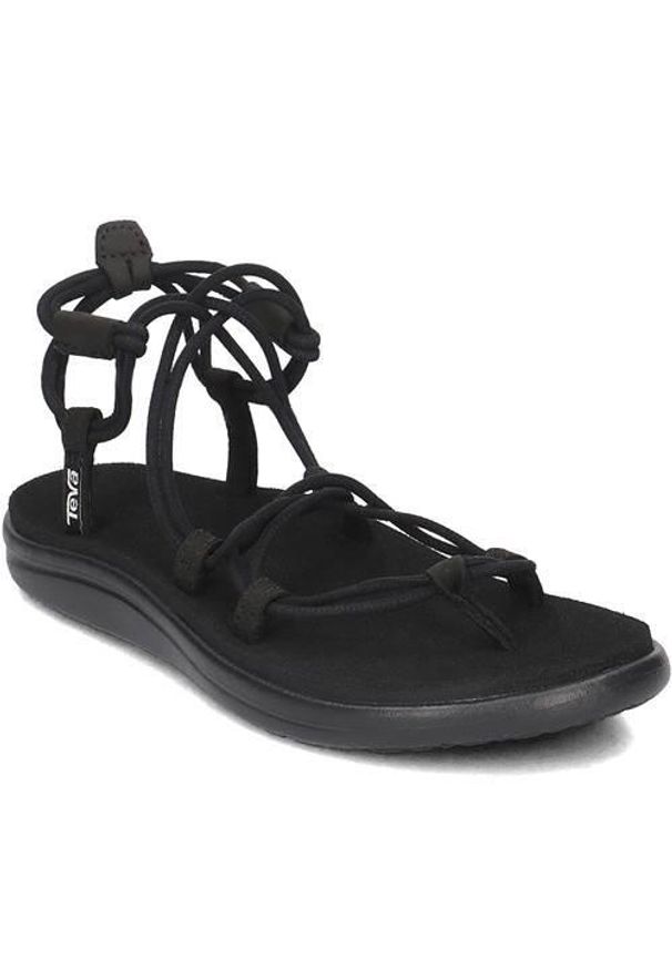 Buty do chodzenia damskie Teva 1019622. Zapięcie: bez zapięcia. Kolor: czarny. Materiał: tkanina, materiał, syntetyk. Sport: turystyka piesza