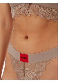 Hugo - HUGO Stringi 50535036 Beżowy. Kolor: beżowy. Materiał: syntetyk #7
