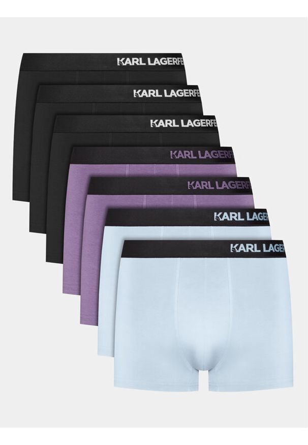 Karl Lagerfeld - KARL LAGERFELD Komplet 7 par bokserek 235M2112 Kolorowy. Materiał: bawełna. Wzór: kolorowy